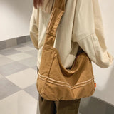Medium Canvas Crossbody Bag For Women Casual Shoulder Purse Handbags