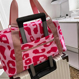 Cow Pattern Large Bag Waterproof Ladies Portable Shoulder Travel Bag