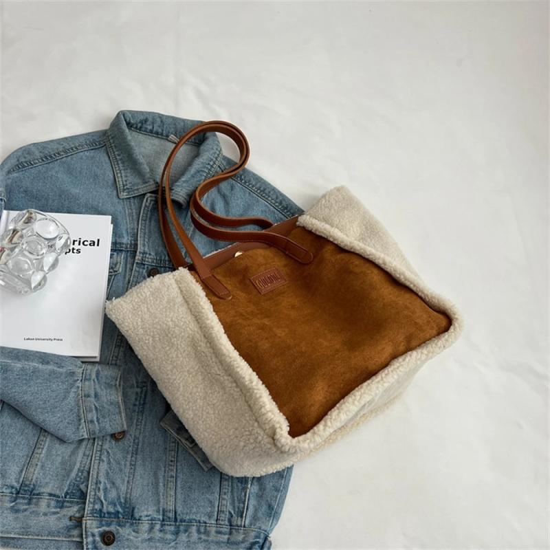 Casual Large Capacity Side Shoulder Bags for Women Winter Handbag