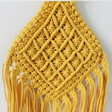 Hollow Cotton Rope Women's Bag Woven Straw Beach Female Top Handle Bags