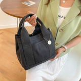 Large Capacity Women's Tote Shoulder Bag Canvas Handbag for Women Summer