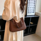 Solid Pattern Women Shoulder Bags for Girls Handbags Small Flap Bag
