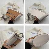 Straw Beach Handbag Tote for Women Small Woven Rattan Bag