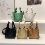 Summer Bucket Shoulder Bags for Women Crossbody Bag