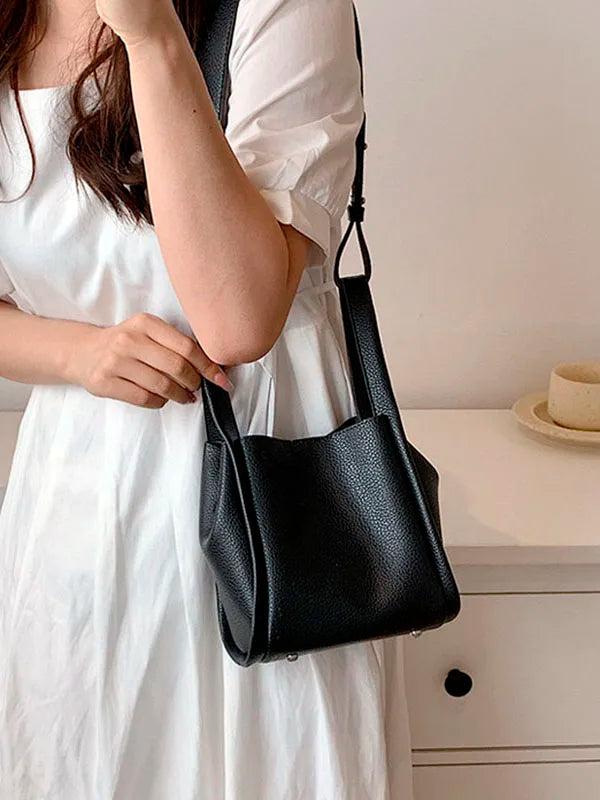 Summer Bucket Shoulder Bags for Women Crossbody Bag