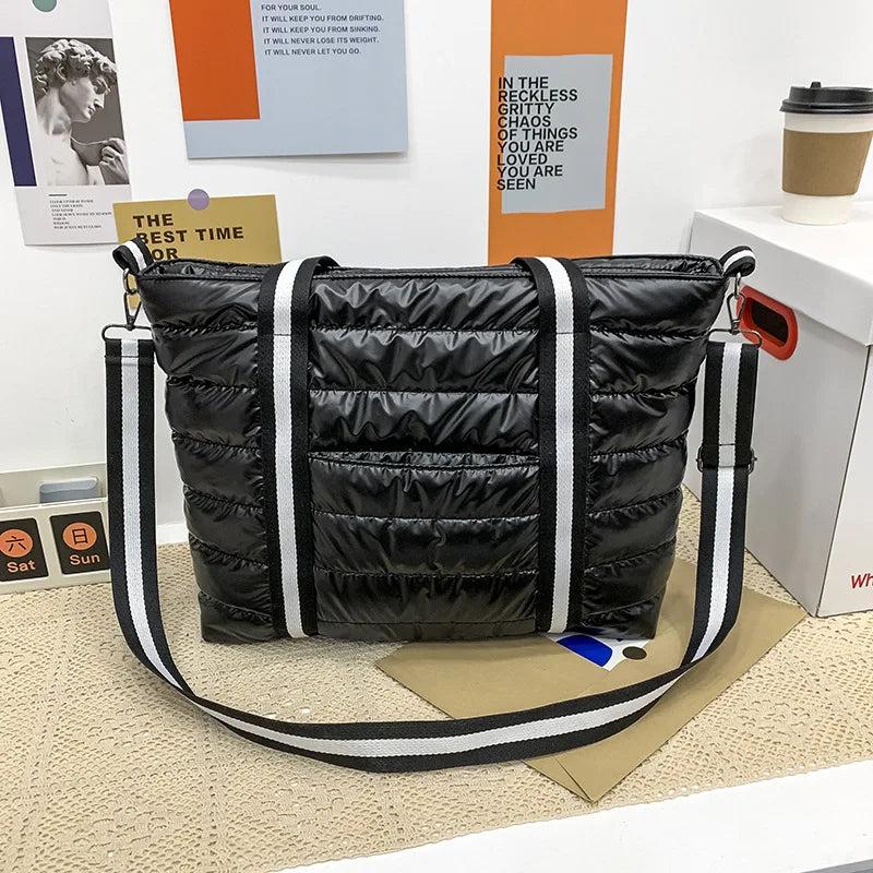 Grid Shopper Bag Women's Crossbody Handbags