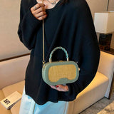 Summer Beach Straw Shoulder Bags for Women High Crossbody Women's Bag Small