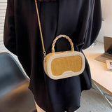 Summer Beach Straw Shoulder Bags for Women High Crossbody Women's Bag Small