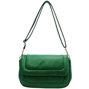 Vintage Leather Crossbody Bags For Women Spring Shoulder Handbags