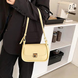 Spring Female Handbags Small Flap PU Leather Crossbody Bag