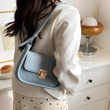 Spring Female Handbags Small Flap PU Leather Crossbody Bag