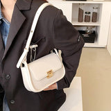 Spring Female Handbags Small Flap PU Leather Crossbody Bag