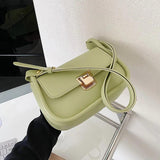 Spring Female Handbags Small Flap PU Leather Crossbody Bag