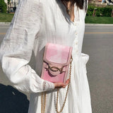 Women Mini Messenger Bags Small Shoulder Phone Bag and Purse Ladies PU Leather