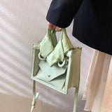 Funny Transparent Handbags Women Pu Leather Ladies Shoulder Crossbody Bags