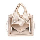 Funny Transparent Handbags Women Pu Leather Ladies Shoulder Crossbody Bags