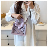 Funny Transparent Handbags Women Pu Leather Ladies Shoulder Crossbody Bags