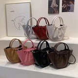 Shoulder Bag for Women Pu Leather Bucket Summer Crossbody Women's Bags