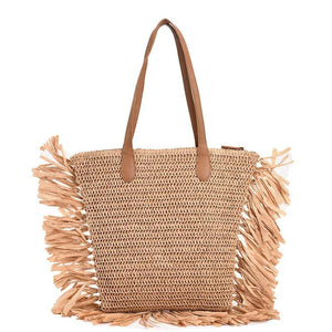 Summer Straw Tote Shoulder Bags for Women Beach Large Capacity Women's Bag