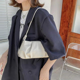 Summer Crossbody Women's Bag Small Flap Solid Shoulder Bag for Women