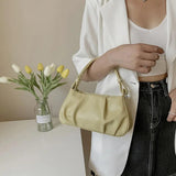 Summer Crossbody Women's Bag Small Flap Solid Shoulder Bag for Women
