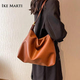 Retro Large Tote Bag, Shoulder Crossbody Zipper Bag