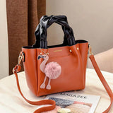 Flamingo Women Shoulder Bag Leather Ladies Crossbody & Tote Bag