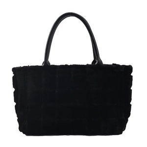 Vintage Large Capacity Tote Bag for Women, Autumn Winter Soft Handbag