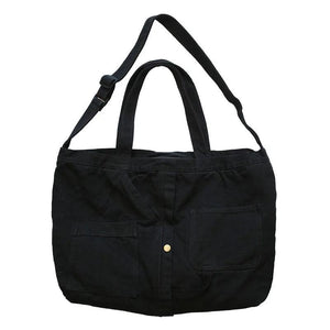 Women's Canvas Shoulder Bag Crossbody Handbag Soft Casual Large Capacity
