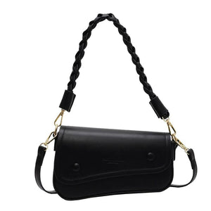 Women's Winter Leather Saddle Bag