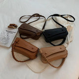 Women's Winter Leather Saddle Bag