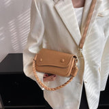 Women's Winter Leather Saddle Bag