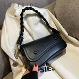 Women's Winter Leather Saddle Bag
