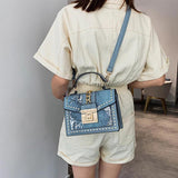 Vintage Serpentine Shoulder Bag Women's Bag Chains Mess