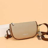 Vintage Leather Saddle Bag for Women