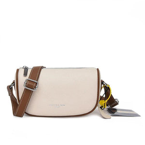 Vintage Leather Saddle Bag for Women