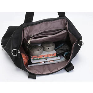 Large Capacity Nylon Tote Bag for Women Crossbody Shopping Mommy Bag