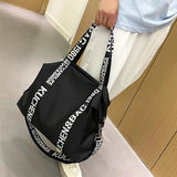 Large Capacity Nylon Tote Bag for Women Crossbody Shopping Mommy Bag