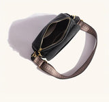 Vintage Cowhide Cell Phone Shoulder Bag Leather Messenger Bags