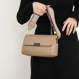 Vintage Cowhide Cell Phone Shoulder Bag Leather Messenger Bags