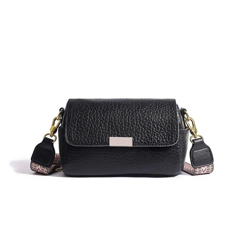 Vintage Cowhide Cell Phone Shoulder Bag Leather Messenger Bags