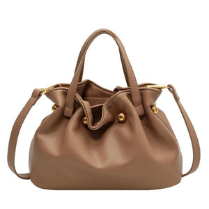 Vintage Woman Bucket Bag TOTE Bags Mini Purse Lady Shoulder Bag