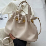 Vintage Woman Bucket Bag TOTE Bags Mini Purse Lady Shoulder Bag