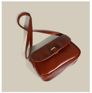 Vintage PU Leather Women Crossbody Messenger Bags Ladies Handbags