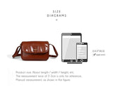 Vintage PU Leather Women Crossbody Messenger Bags Ladies Handbags