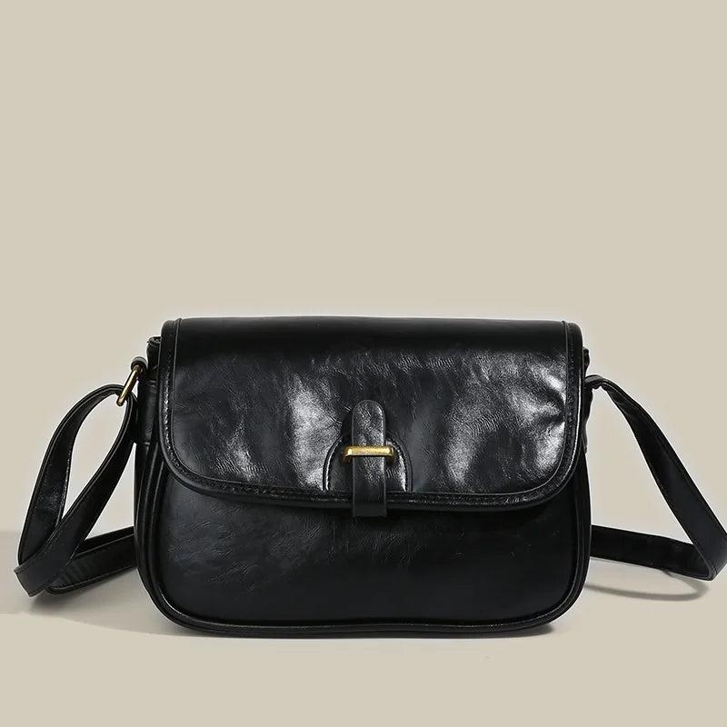 Vintage PU Leather Women Crossbody Messenger Bags Ladies Handbags