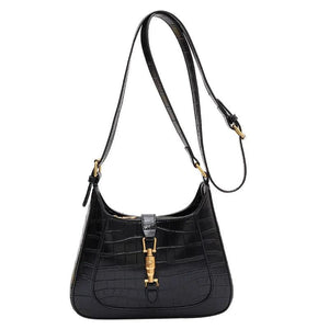 Stone Pattern Crossbody Bags for Women Winter Small Saddle Handbags