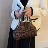 Handbag Vintage Small Tote Pleated Shoulder Bag Clutch Purses Crossbody