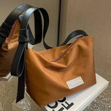 Large-Capacity Oxford Cloth Commuting Women's Shoulder Tote Handbag