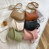 Small Soft Face Women's Bag, Portable One Shoulder Armpit Bag